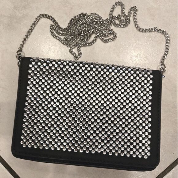 Rhinestone Clutch Shoulder Bag - Picture 1 of 7
